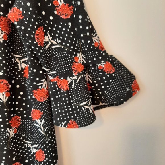 Clientele dress. Size Large. Multi floral Orange/… - Picture 3 of 10
